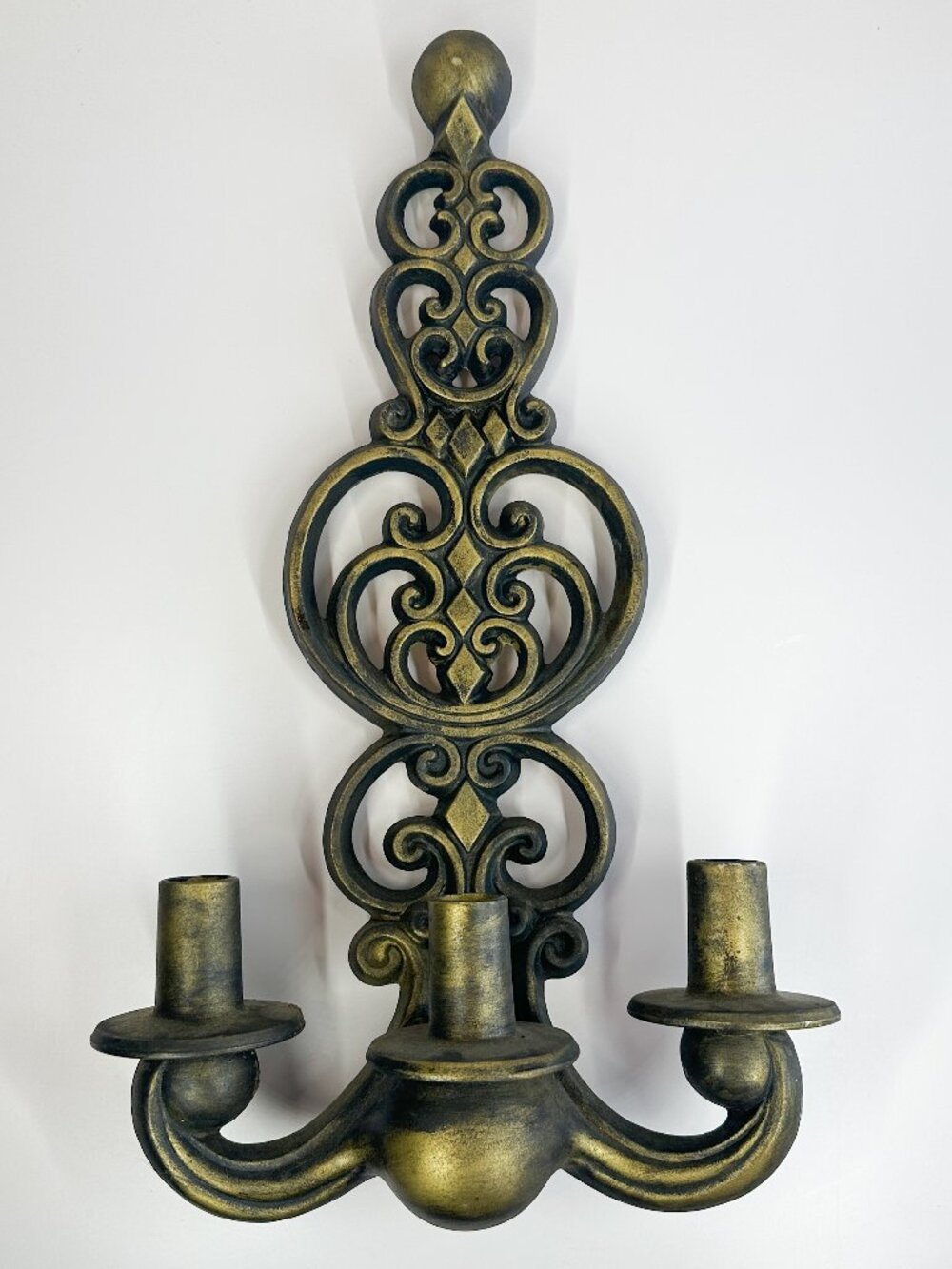 Vintage Ceramic Candle Wall Sconce Gothic Whimsigoth Witchy